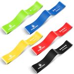 Resistance Bands,[Set of 5] Exercise Loop Bands Workout Band with 5 Different Resistance Levels,for Men/Women Fitness Chest Expanding,Yoga,Pilates,Physio Therapy Rehabilitation