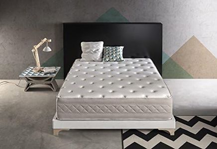 SIMPUR Relax | Matelas Épaisseur 30 cm Crystal Royalty ® | 90X190 cm | Bio Mousse á Memorie de Forme Haute densité + Rest Foam Soft ® | Extrêmement Durable | Matelas Confortable Multi-Couches