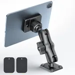 OHLPRO Tablet Holder for Truck - Heavy Duty Drill Base, Super Magnetic iPad Car Mount iPad Pro Galaxy Tab Tablet Kindle Fire Phones, Tablet Mount for Cars, Boats, Walls, Desk