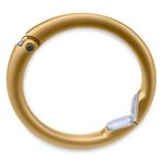 Clipa Handbag Hanger – Matte Gold PVD - The Ring That Opens into a Hook and Hangs in Just 10 mm of Space, Holds 15 kg, 3 yr. Warranty