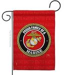 Proud Family Marines Garden Flag - 