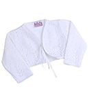 BabyPrem Baby Cardigan Bolero V-Neck Long Sleeve Girls Clothes Knitted White 3-6 Months