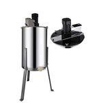 BestEquip Electric Honey Extractor 3 Frame Honeycomb Spinner Stainless Steel Bee Crank