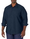 Red Kap Men's Industrial Work Shirt, Navy, Medium