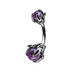 OUFER Claw Belly Button Rings 14G S