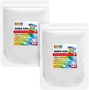 Bright Creations 2 Pack Soda Ash for Tie Dye Shirts, DIY Projects, Arts and Crafts (2 lbs in Total)