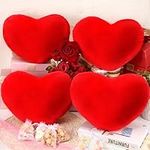 4 Pcs Valentine's Day Heart Pillow 