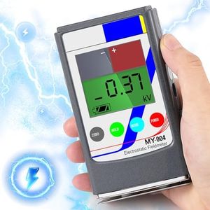 NEWTRY FMX-004 Static Meter 0~30KV Electrostatic Field Meter ESD Test Meter 0~300V Ion Balance Tester for Electronics & Manufacturing & Laboratory