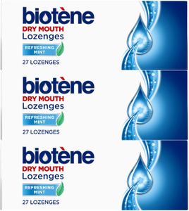 Biotène Dry Mouth Lozenges, Mint Flavor – 27 Count