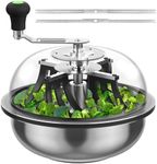 STAYGROW 13 Inch Bud Leaf Bowl Trimmer, 13" Trim Bowl with Clear Visibility Dome and Sharp Stainless Steel Blades, for Twist Spin Cutting Buds, Flowers, Leaves, Hydroponics Plants