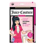 Make It Real Juicy Couture Fashion Design Sketchbook with Stencils and Stickers for Creativity - Kids Arts and Crafts Fashion Designer Kit - Girls Gifts