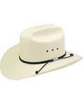 Stetson Men's Carson 10X Shantung Straw Cowboy Hat Natural 7 3/8