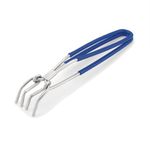 Puthak Unequetrend Stainless Steel Pakkad Rubber Grip Hot Utensils Holder or Gripper (Pack of 1) 25 cm Utility Pakkad (Pack of 1)