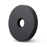 OFFO Extra Large Shower Arm Flange 90mm (3.5 Inches) in Outer Diameter Replacement Shower Head Arm Escutcheon Plate Suitable for Most Brands Shower Head Arms, Matte Black