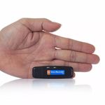 SAFETYNET Digital Voice Recorder USB Voice Recorder 32GB | Pen Drive Style | Rechargeable | One-Click Recording