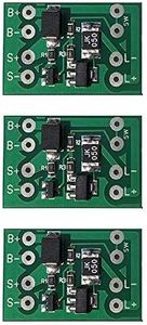Acxico 3Pcs Solar Charge Controller Board Lithium Battery Charging Controller Auto ON/OFF Light Control Switch For DIY Street Lights Garden Lights