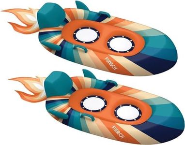 FUNBOY Inflatable Sled Snow, Rocket Groovy Two Pack