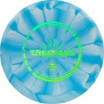 Dynamic Discs Prime Burst Trespass Disc Golf Driver, Men and Women Frisbee Golf Disc, Maximum Distance Driver, Neutral Flight Pattern, Stamp Colors Will Vary, Blue/White
