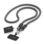 ShiftCam Pro Camera Strap, Compatible with ProGrip & Most phone cases, Charcoal, Neck Strap