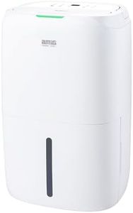 Amig - Deshumidificador MIST | Capacidad 25L/día | Depósito extraíble 6,5L | Control de Humedad y Temporizador | 36 x 28 x 56 cm | 290W | Cobertura 175m3/h | Silencioso 48 dB | Secado de Ropa