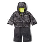 Columbia Unisex Baby Buga Set Snowsuit Romper, Black Tectonic, 18/24