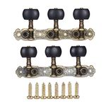 Btuty AOS-022V3P Guitar Tuning Keys 2pcs(L&R) High-Grade Gold-plated Acoustic Classical Guitar Machine Heads Tuning Keys Pegs String Tuners