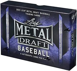 Leaf 2021 Metal Draft Baseball Hobby Box (6 Autographed Cards)