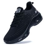 Mens Air Running Shoes Comfortable Walking Tennis Sneakers Lighweight Athletic Shoes for Sport Gym Jogging US 7-12, Aallblack, 11