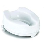 Rilekh Toilet Commode Seat Raiser Elevator Extension without lid cover |Universally fits to all| for Handicap, Knee Patients, Old Senior Citizen | Easy to Use, Clean & Install (4 Inch)