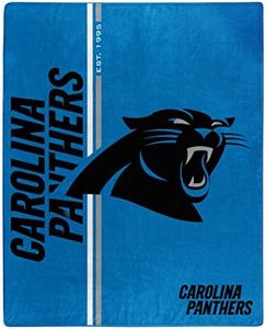 Northwest NFL Carolina Panthers 50x60 Raschel Restructure Design Blanket, Team Colors, One Size (1NFL070860018RET)
