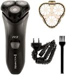 Remington Men’s Electric Rotary Shaver Style Series R3 (Dual Track Blades, Flexing Blades and pivoting Neck, Pop-up Trimmer, 40mins Corded Usage, 3-Day Stubble Styler Guard, Cleaning Brush) R3002
