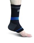 omtex Superior Elastic Ankle Support - Black - Large