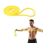 WiseLife Resistance Power Band, Pull Up Bands, Pull Up Assistance Bands, Workout Bands, Exercise Bands, Resistance Bands for Legs, Working Out, Muscle Training, Pull Up Assist Upto 7 Kg (Yellow)