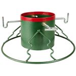 Yard Butler Santa's Helper Christmas Tree Stand - Heavy-Duty Christmas Tree Stand - Metal Stand Base for Live Christmas Tree - Durable & Weighted Christmas Tree Base - for 3–6' Trees