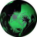 Roto Grip Duo Bowling Ball -Black/Electric Green 15lbs