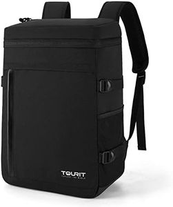 TOURIT Cooler Backpack 32 Cans Large Capacity Backpack Cooler Bag Insulated for Men Women to Picnic, Hiking, Camping, Fishing (Black)