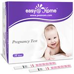 Easy@Home 50 Bulk Pregnancy Tests Strips: Easy to Use & Early Detection Pregnancy Strips at Home - hCG Pregnancy Test Kits