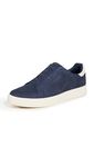 Cole Haan Men's Grandpro Luxe Slip On Sneakers, Navy Blazer Nubuck/Black, 10-M US