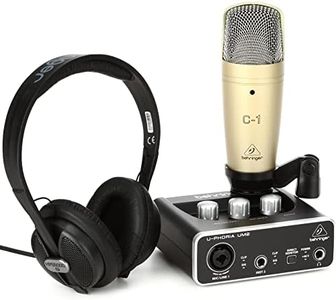 Behringer U-Phoria Studio Recording/Podcasting Bundle