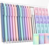 Four Candies Mechanical Pencil Set, with 0.5 & 0.7mm Lead Refills (HB & 2B), Pastel Erasers & Eraser Refills, 29-Count Pack with Case, Cute Aesthetic School Supplies for Writing, Drawing, Sketching