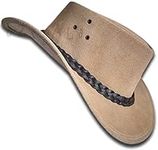 Oztrala Hat Suede Leather Cowboy Me