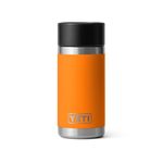 YETI Rambler 12 oz Bottle, Stainless Steel, Vacuum Insulated, with Hot Shot Cap, King Crab