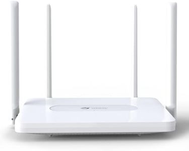 Tongyu AX1800 WiFi 6 Router, 1200Mbps Dual Band Wireless Internet Router Ethernet Ports OFDMA MU-MIMO Parental Controls Guest Network WPS EasyMesh 60 Devices 3600sq. ft. for Modem, Home, Gaming