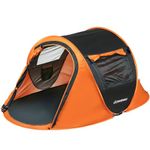 EchoSmile Instant Pop-Up Camping Tent, 2 Person Tent, Family Tents for Camping, Portable Automatic Tent, Water Resistance Dome Tent, Easy Set up Windproof Outdoor Backpacking Tent for Hiking