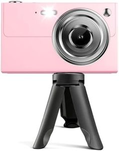 Digital Camera, 64MP 4K Camera for Kids with 2.8" IPS Screen, 64GB SD Card and 16X Digital Zoom Anti Shake, Point and Shoot Compact Camera, Compact Portable Small Gift for Boys Girls Students
