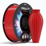 Creality PETG Filament 1.75mm, 3D Printer Filament, Excellent Toughness High Precision, Odorless Non-Toxic Moistureproof, 1kg(2.2lbs) Glossy, 1.75mm Filament for 3D Printer (Red)