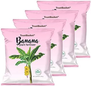 TrustBasket Banana Plant Fertilizer (250 gm) - Set of 4 | Essential Organic Fertilizer for the Overall Growth of Banana Plants | Combination of Macro & Micronutrients