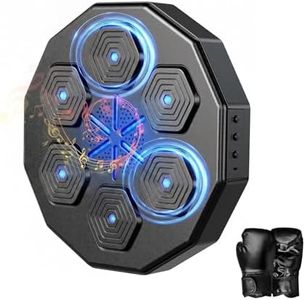 2025 New Music Boxing Machine with Two Pairs of Gloves Upgraded 2.0 Smart Bluetooth Music Boxing Parent-Child Games Wall-Mounted Exercise Equipment for Home