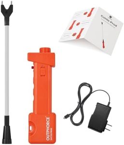Cattle Prod, Rechargeable Electric Livestock Prod with 2 LED Lights, Waterproof Animal Prod for Farm Ranch Herding and Livestock Management - 2026 Upgraded (42.5 Inch)