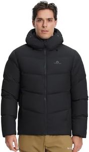 Pioneer Camp Men's Down Jacket 700 Fill Winter Insulated Puffer Jackets Water-repellent Warm Puffy Coat with Hood